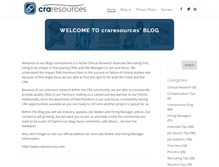 Tablet Screenshot of clinical-cra.com